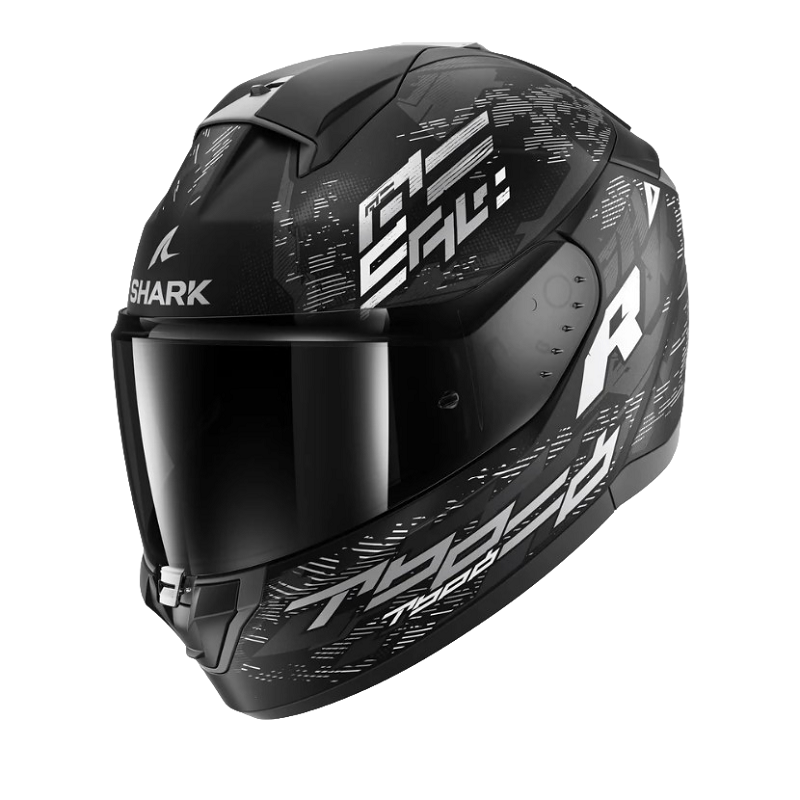 Shark Шлем Ridill 2 Molokai Mat Black/White/Silver