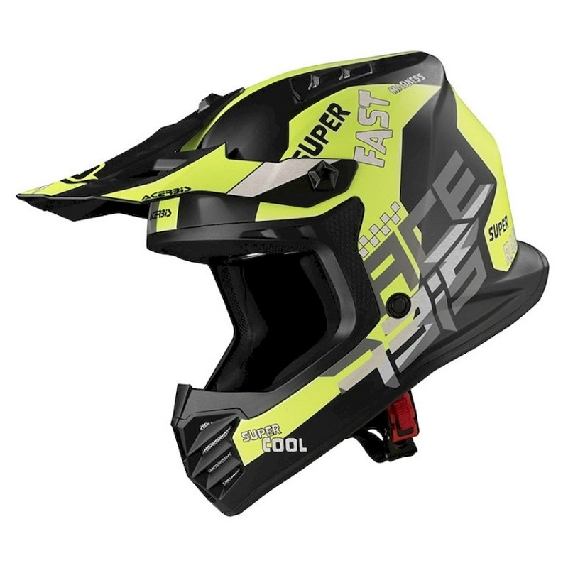 Acerbis Шлем детский Profile Junior Black/Yellow-Fluo