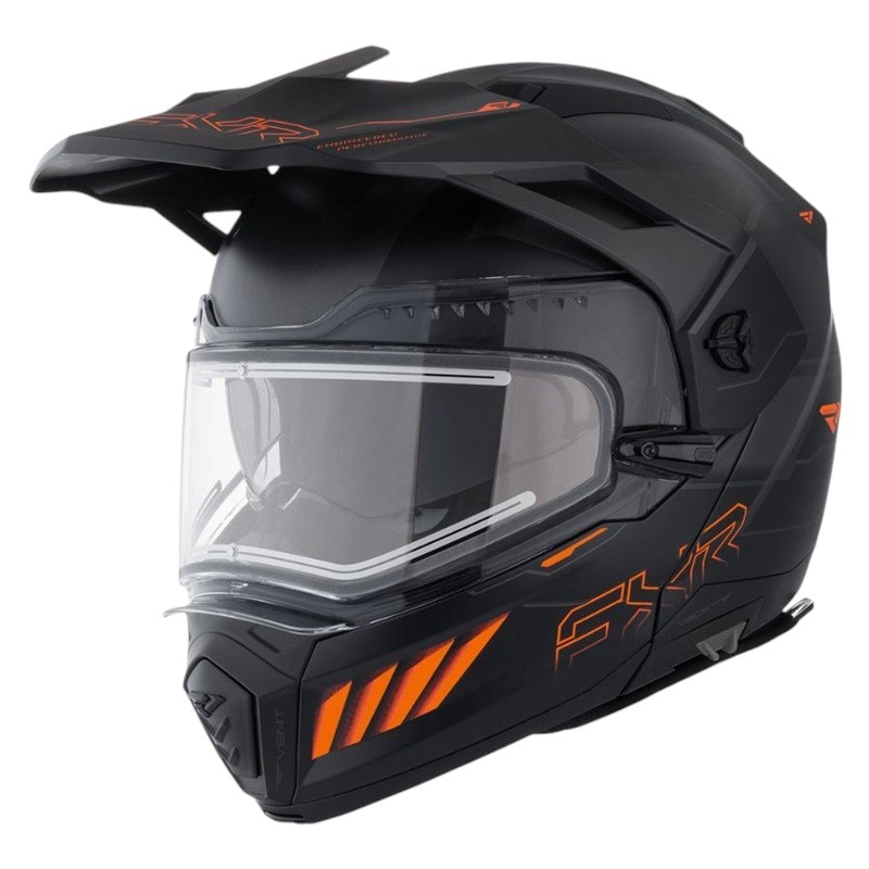 FXR Шлем Maverick X Pro с подогревом Black/Orange