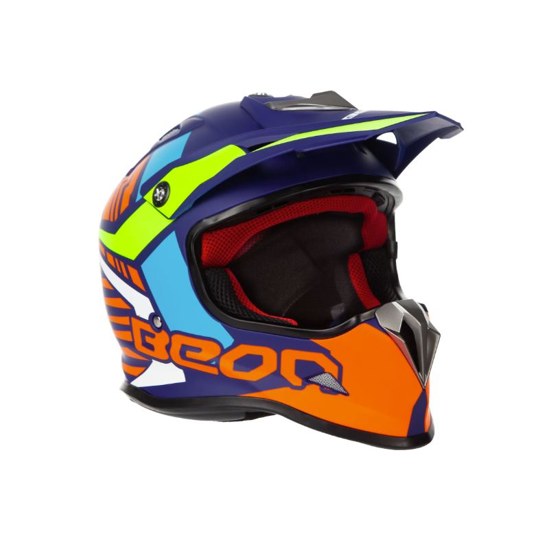 Beon Шлем МХ-17 Blue/Red/Yellow