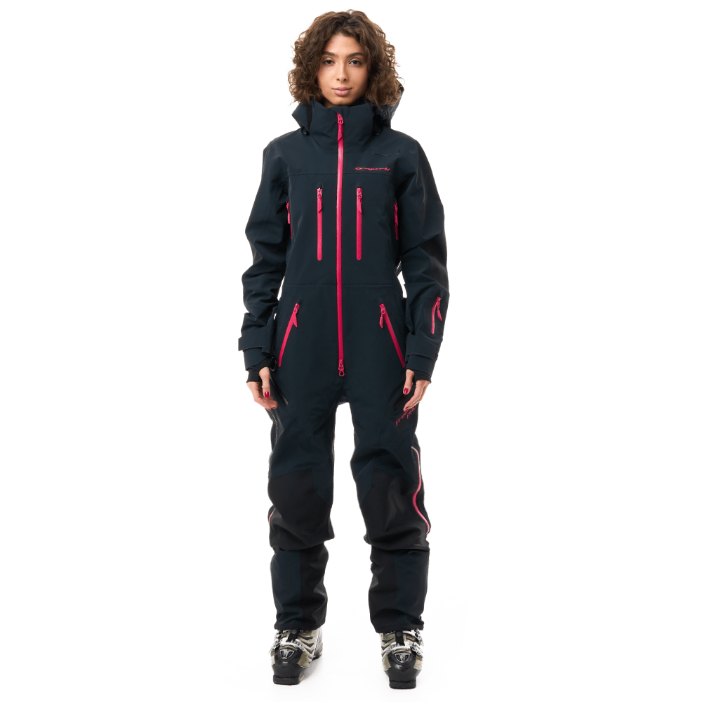 Dragonfly Комбинезон Freeride Pro Woman Black - Pink