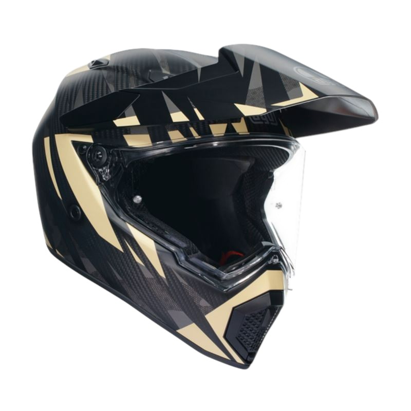 AGV Шлем AX9 E2206 V26 Steppa Matt Carbon/Grey/Sand