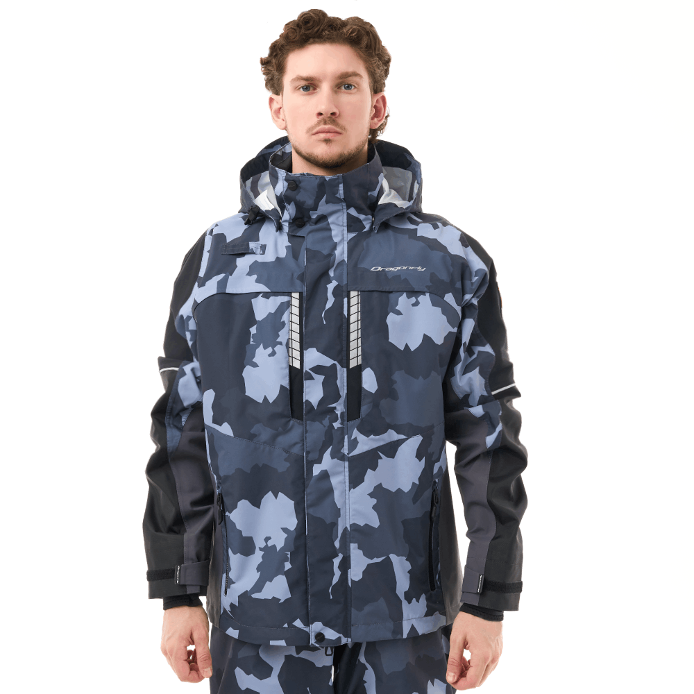 Dragonfly Куртка мембранная Quad Pro Man 2025 Dark Camo - Black