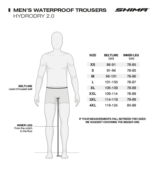 Shima Штаны дождевые Hydrodry 2.0 Black/Fluo