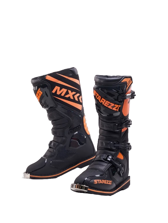 Starezzi Мотоботы Roma Black/Orange