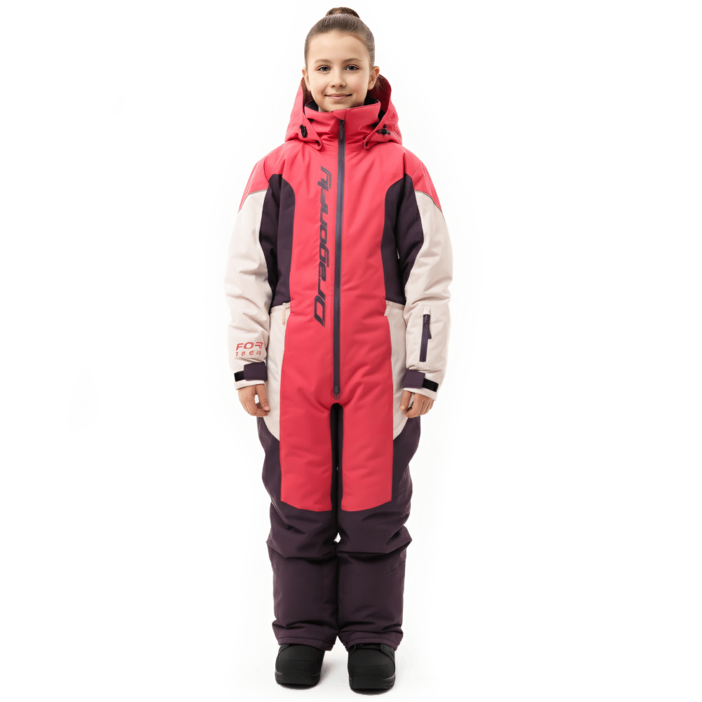Dragonfly Зимний утепленный комбинезон Gravity Teenager Pink - Plum - Light Grey 2025