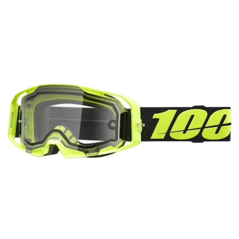 100% Очки Armatic Enduro Moto Neon Neon Yellow / Clear