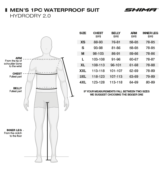 Shima Мотодождевик мембранный Hydrodry 2.0 Black/Fluo