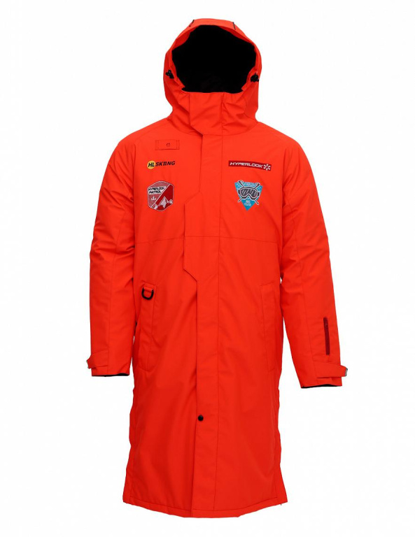 Hyperlook Теплый горнолыжный плащ Cave алый