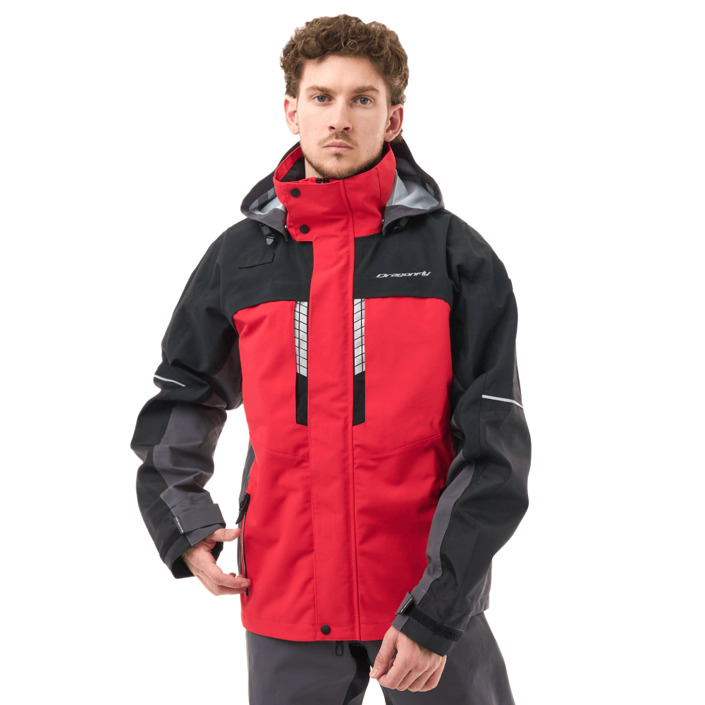 Dragonfly Куртка мембранная Quad Pro Man 2025 Red - Black - Grey