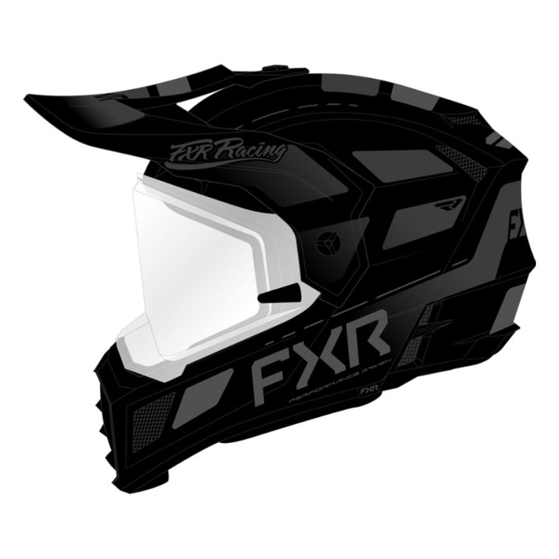 FXR Шлем Clutch X Pro с подогревом Black Ops