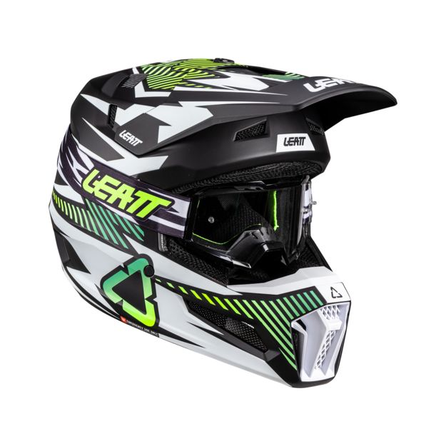 Leatt Шлем кроссовый 3.5 V26 Storm Teal + очки Vizion 3.5