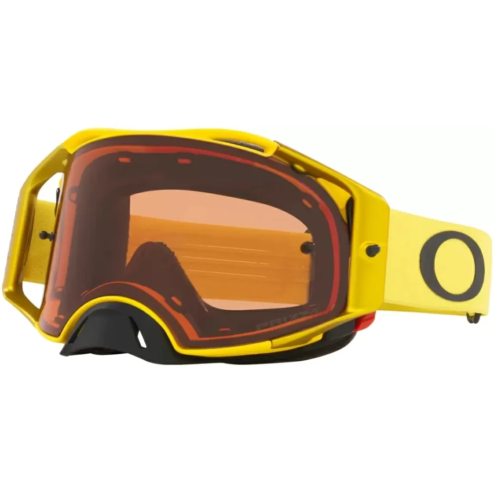 Oakley Очки AirBrake Moto Prizm lens, желтые-черные-бронзовые