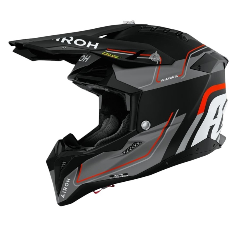 Airoh Мотошлем Aviator 3 Leader Orange Matt