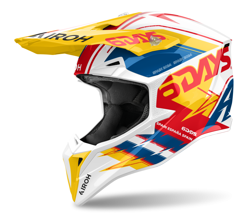 Airoh Мотошлем Wraaap Sixdays Spain 2024 Glossy