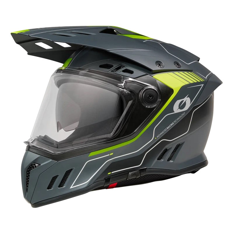 Oneal Шлем кроссовый со стеклом Sierra RS Echo желтый/черный