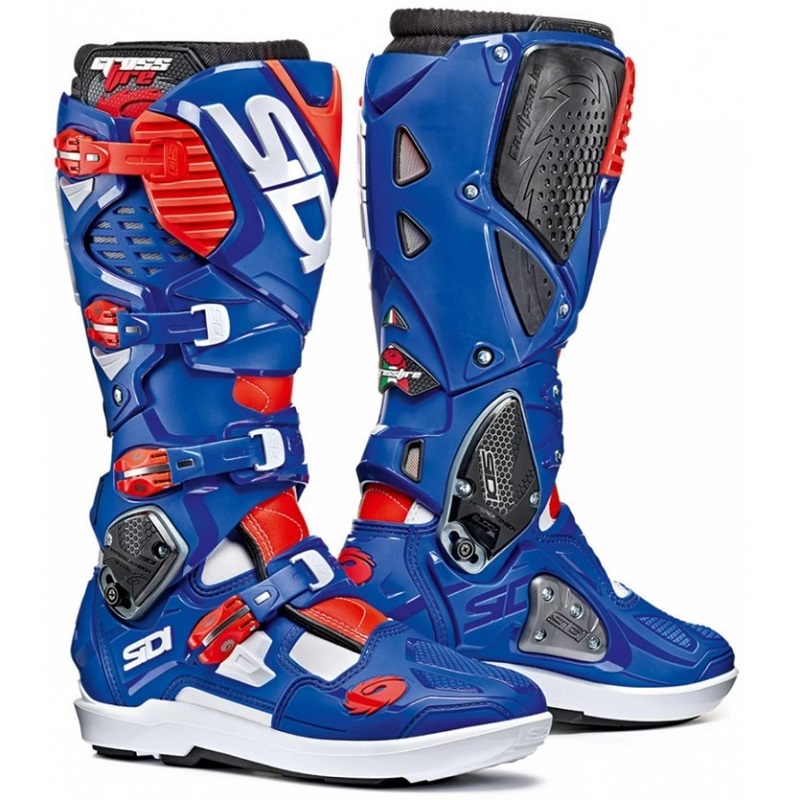 Sidi Ботинки Crossfire 3 SRS White/Blue/Red Fluo