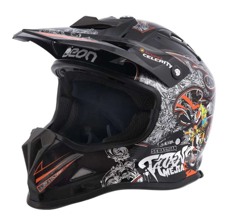 Beon Шлем МХ-17 Black/Graffiti