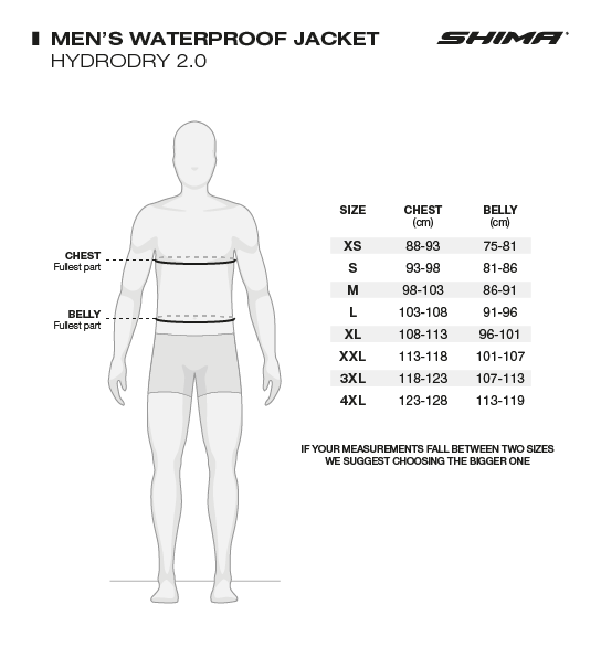 Shima Куртка Дождевик Hydrodry 2.0 Black/Fluo