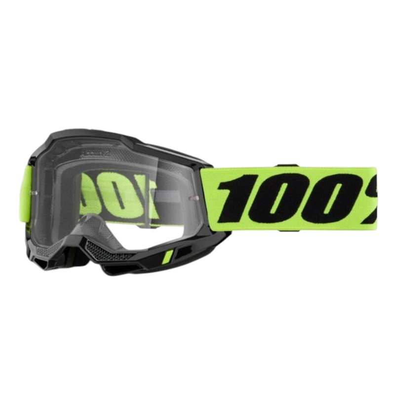 100% Очки подростковые Accuri 2 Neon Yellow / Clear