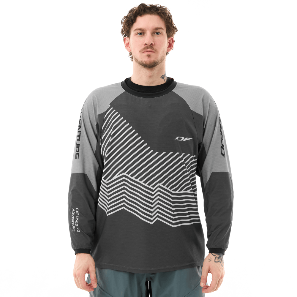Dragonfly Джерси Quad Dirt Man 2025 Grey