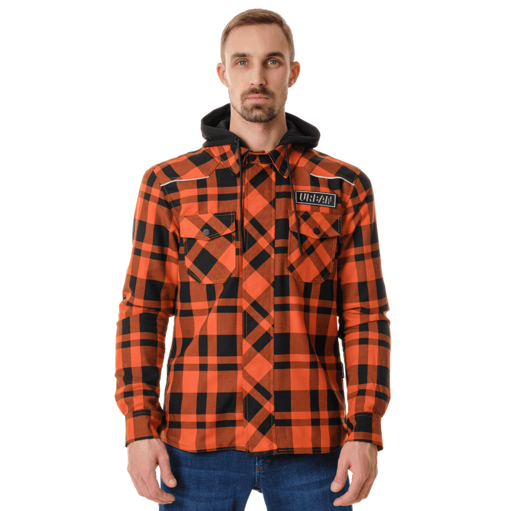 Dragonfly Моторубашка Streetfighter Orange с защитой 2024