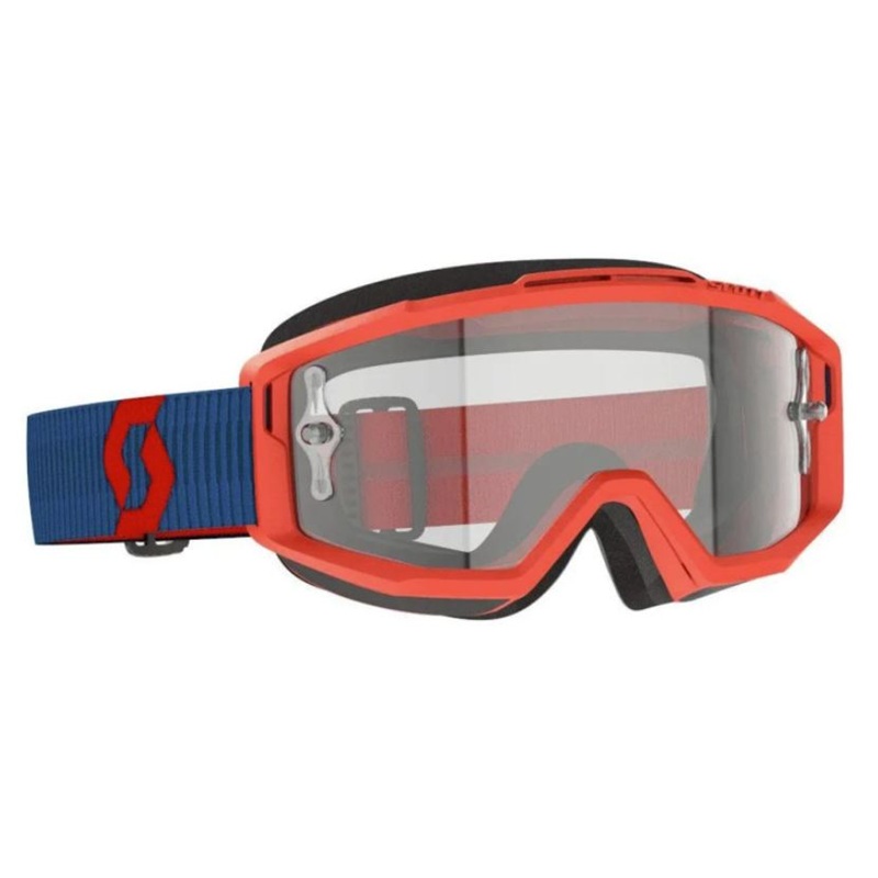 Scott Очки Split OTG dark blue/neon red/clear works