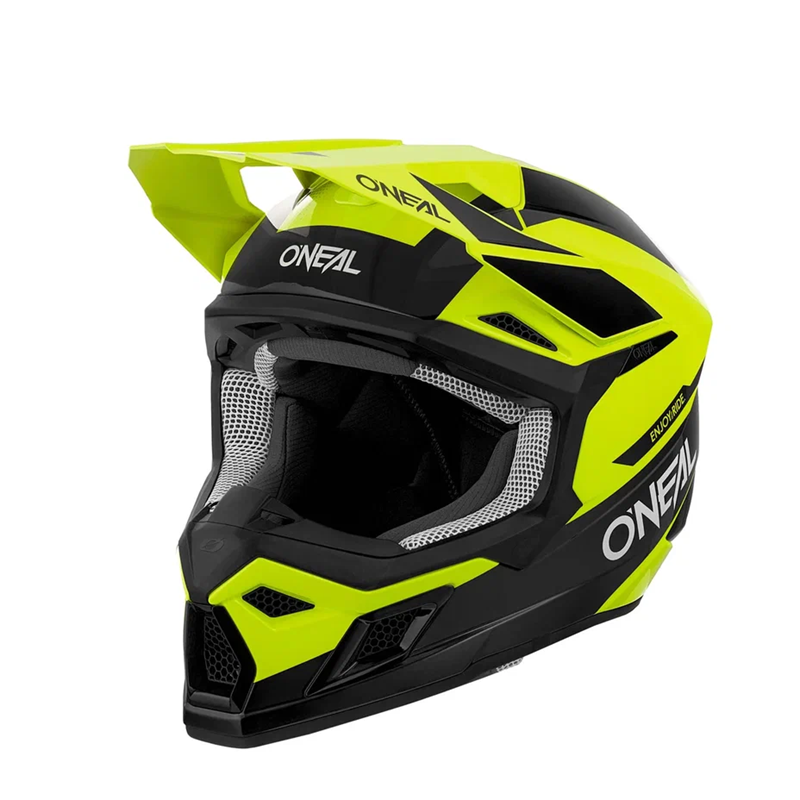 Oneal Шлем кроссовый 3Series Race желтый/черный