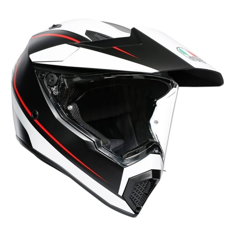 AGV Шлем AX9 E2206 V26 Pacific Road Matt Black/White/Red