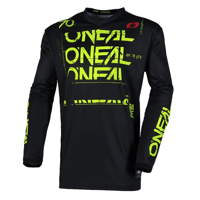 Oneal Джерси Element Static V.25 черный/желтый