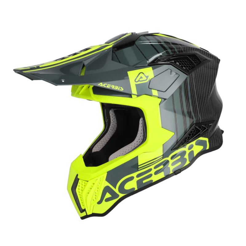 Acerbis Шлем Airstrike-C 22-06 Black/Fluo Yellow