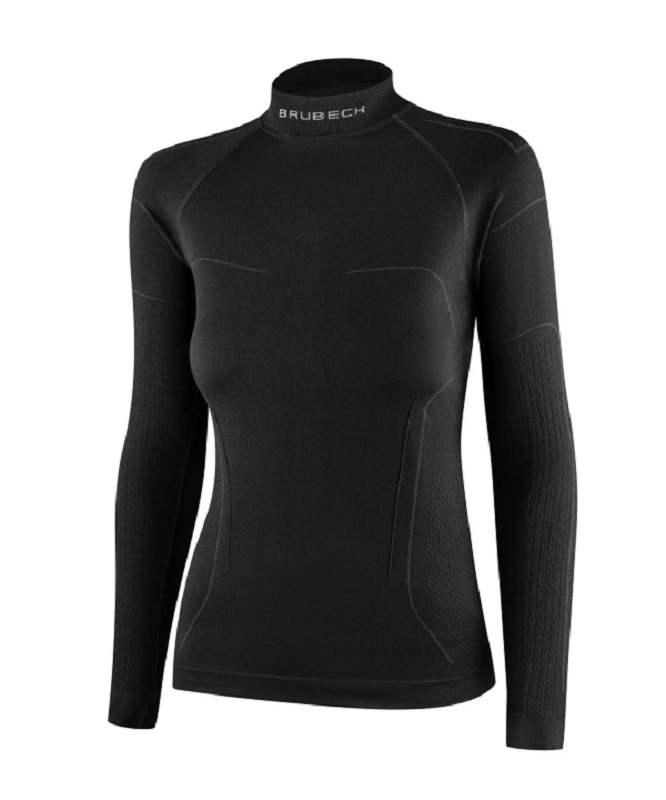 Brubeck Футболка женская длин. рукавом Cooler Черный