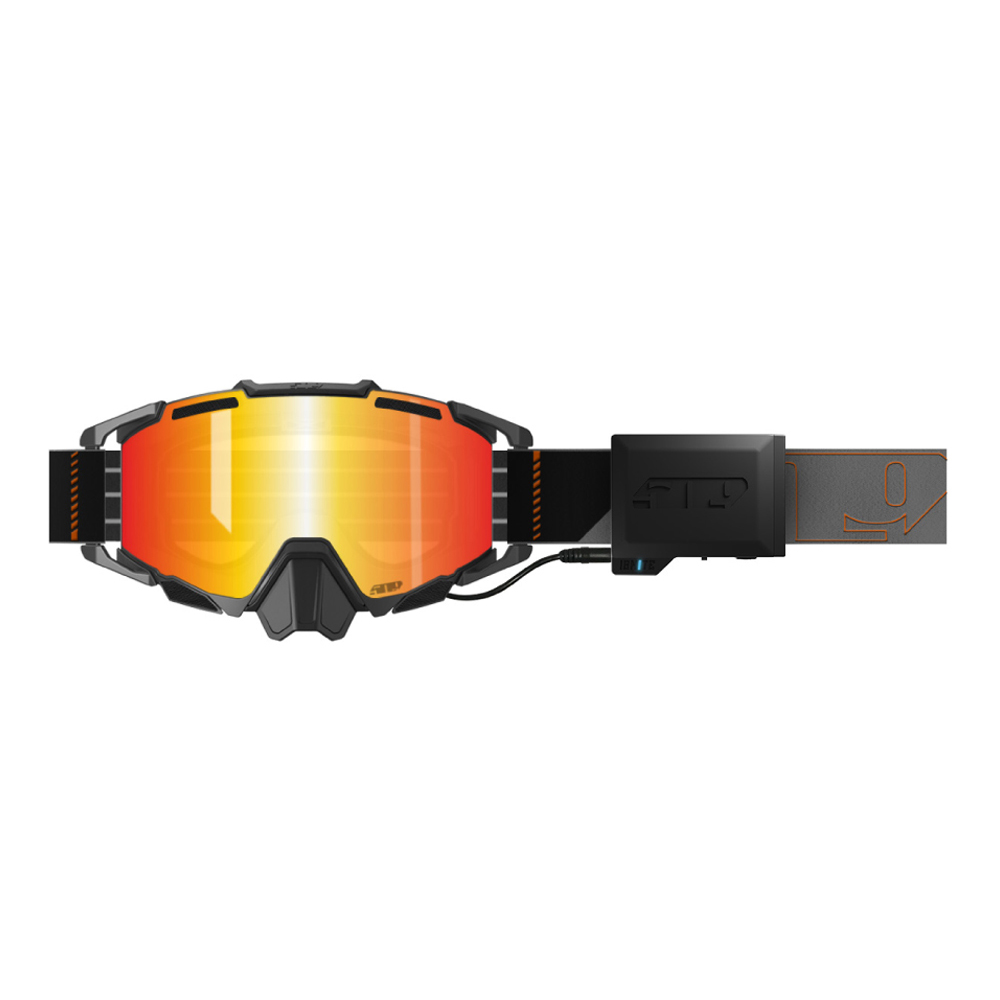 509 Очки снегоходные Sinister X7 S1 с подогревом Orange Pop