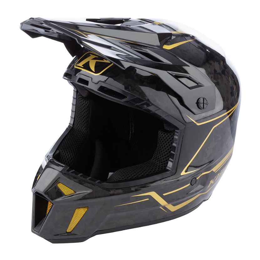 Klim Шлем F3 Carbon Pro Forged Gold Vein