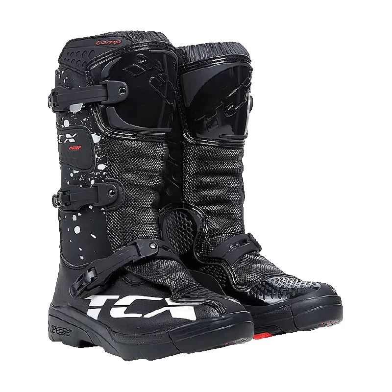 TCX Кроссовые мотоботы детские Comp Kid 948 Black/Black/White