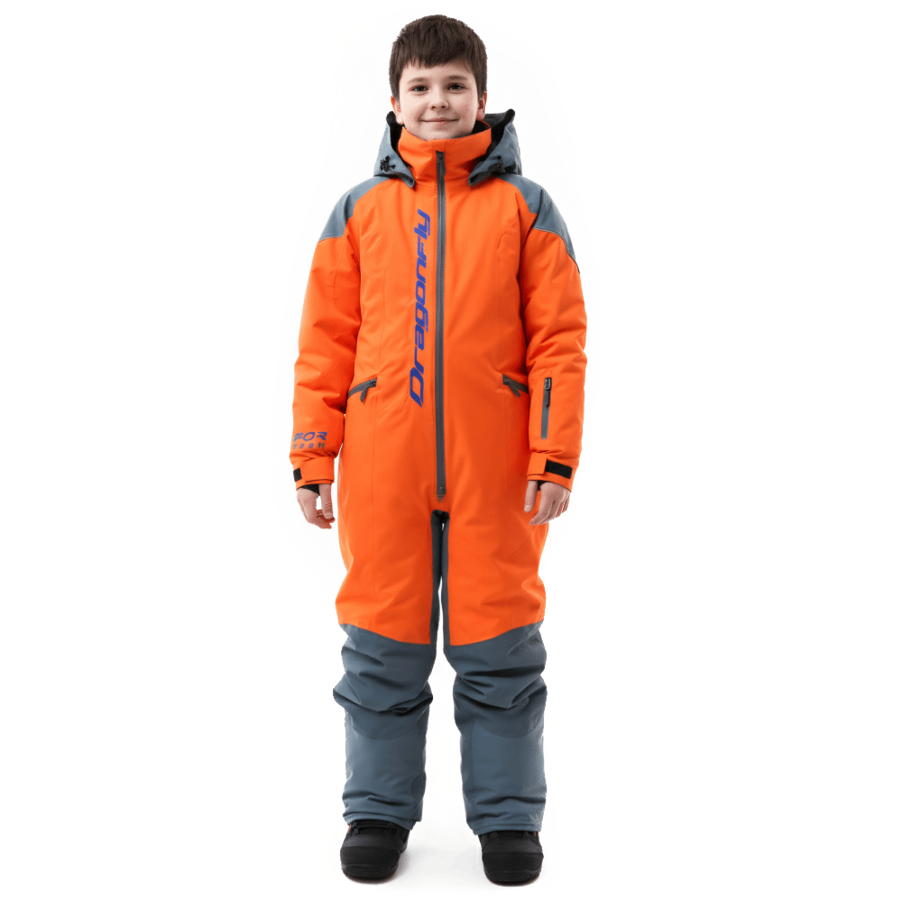 Dragonfly Зимний утепленный комбинезон Gravity Teenager Grey - Orange 2025