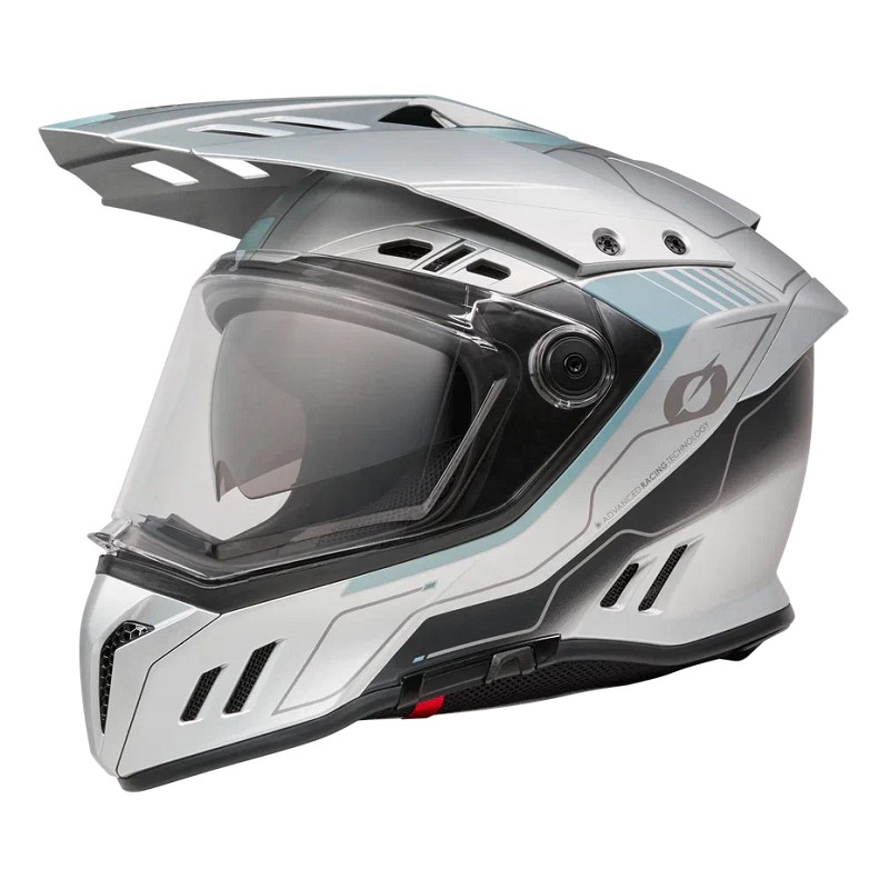 Oneal Шлем кроссовый со стеклом Sierra RS Echo серый/синий