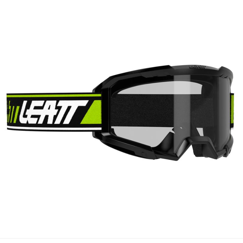 Leatt Маска Vizion 2.5 Black/Neon Yellow Clear 90%