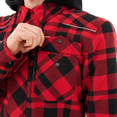 Dragonfly Моторубашка Streetfighter Red с защитой 2025