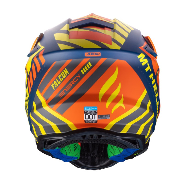 MT Шлем MX802 Falcon Energy B3 matt yellow