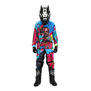 Grom Джерси Fatbear Lime/Blue