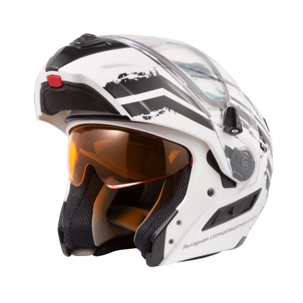 Moteq Шлем снегоходный SubZero FrostPro белый/черный