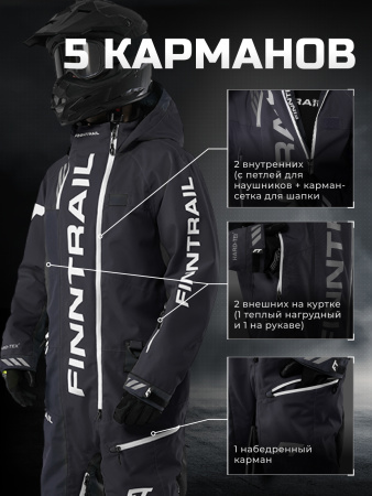 Finntrail Комбинезон Backcountry 3901 Graphite 21