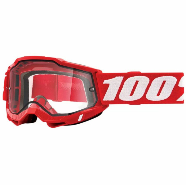 100% Очки Accuri 2 Enduro Goggle Dual Lens Neon/Red/Clear