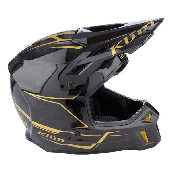 Klim Шлем F3 Carbon Pro Forged Gold Vein