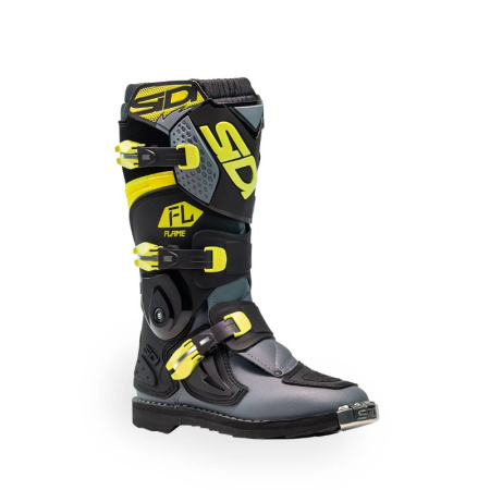 Sidi Ботинки детские Flame Black/Lime/Grey