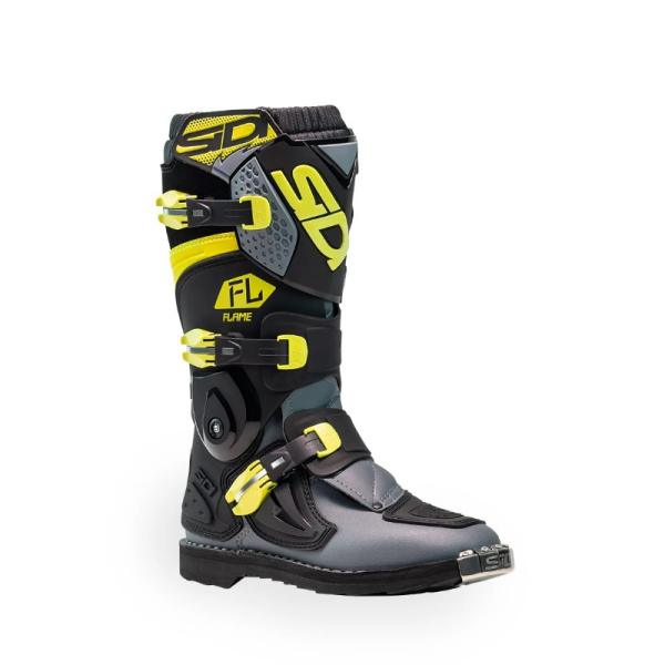 Sidi Ботинки детские Flame Black/Lime/Grey