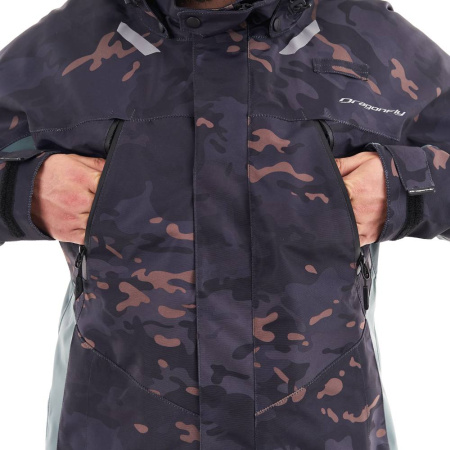 Dragonfly Мембранная куртка Quad 2.0 Camo-Gray