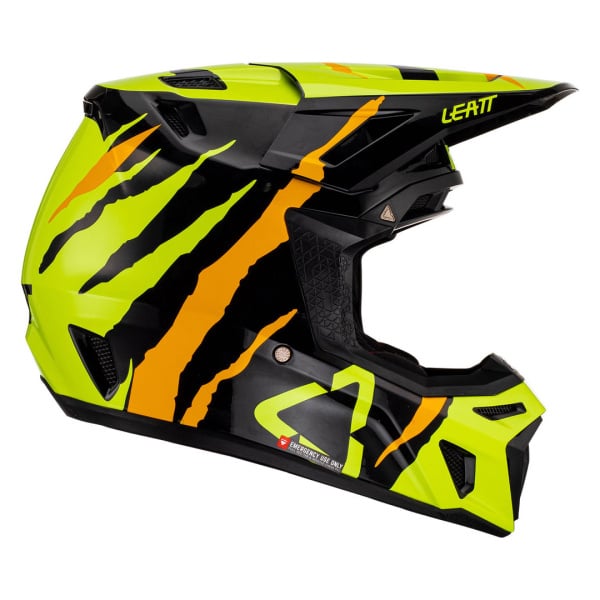 Leatt Мотошлем Moto 8.5 Helmet Kit Citrus Tiger (2023)