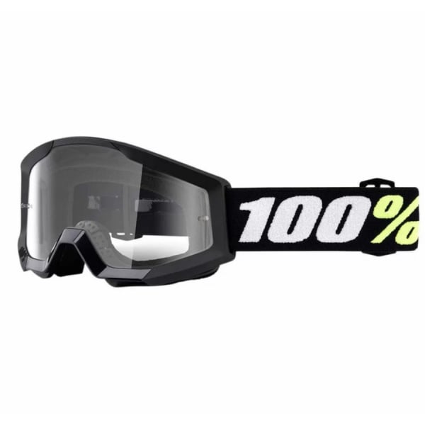 100% Очки детские Strata Mini Goggle Black/Clear Lens